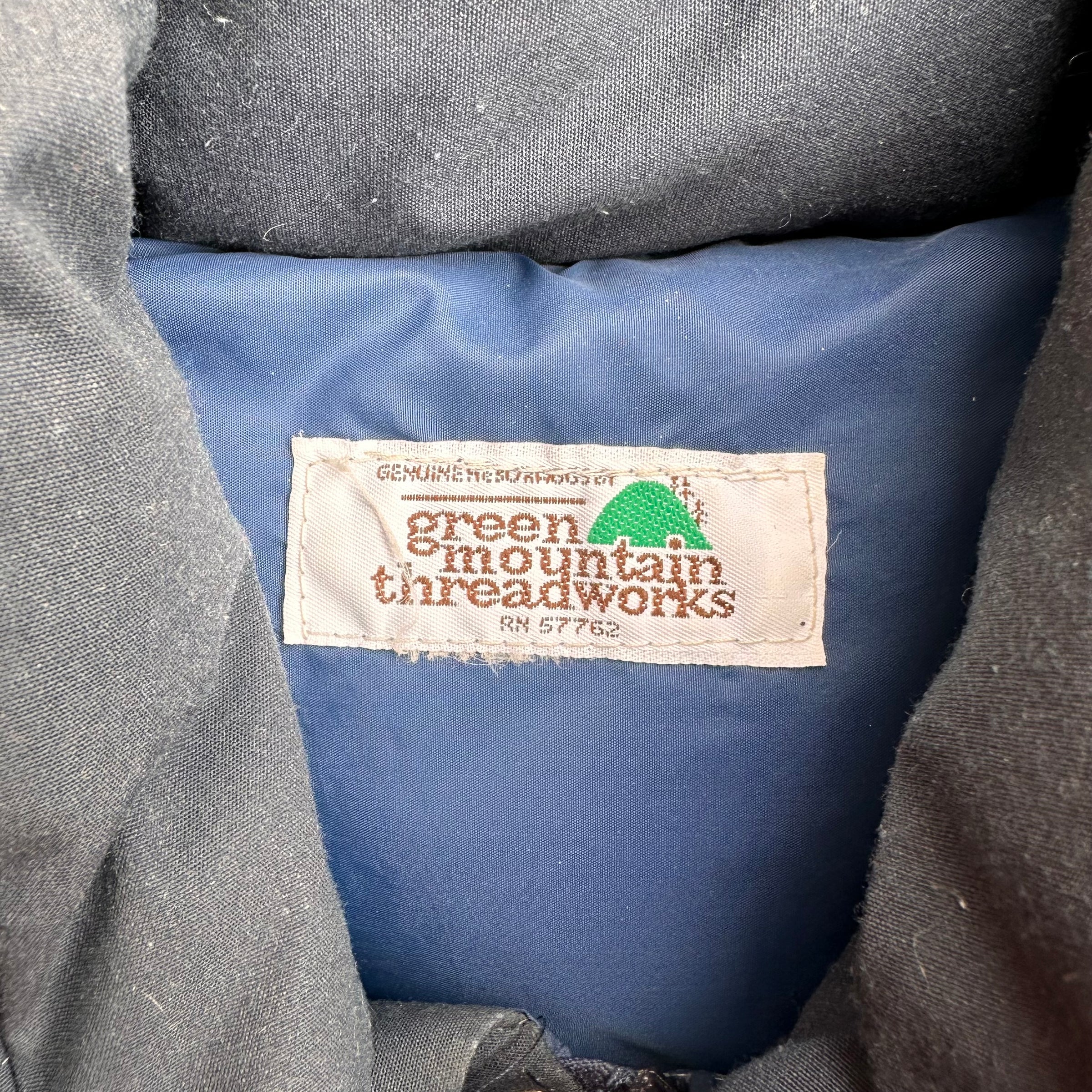 1970’s/80’s Green Mountain Threadworks Down Puffer Vest 23” Chest