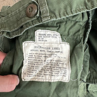 1960’s Vietnam War Second Pattern Poplin Jungle Pants Small Long