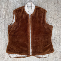 1970’s Panhandle Slim Reversible Fleece Quilted Vest Size 44