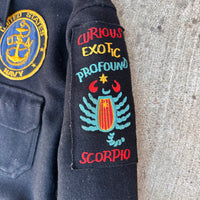 1980’s US Navy Wool Mediterranean Cruise Souvenir Jacket 25” Chest