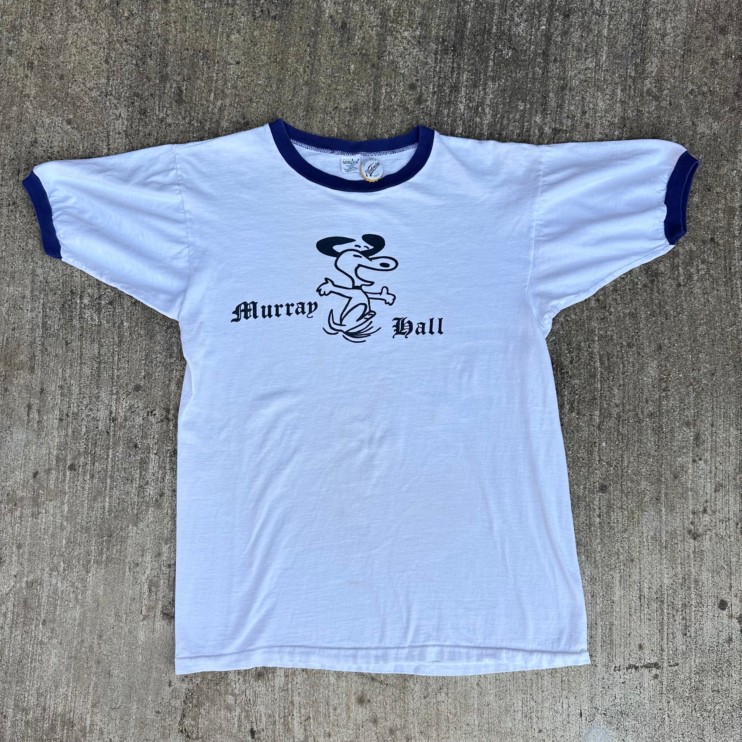 1960’s Mayo Spruce Snoopy Ringer T-Shirt Small
