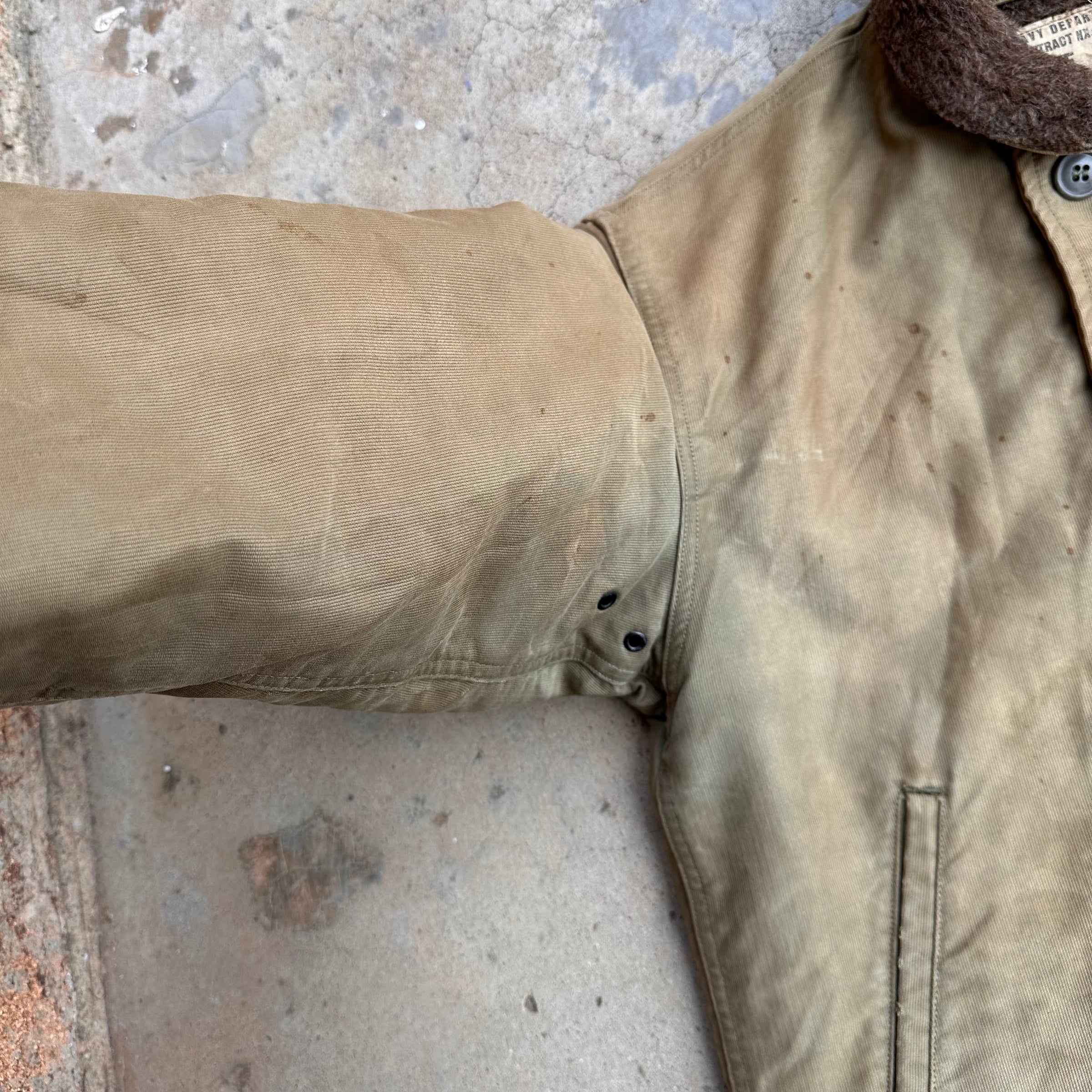 1940’s WWII Late War N-1 Deck Jacket Size 38
