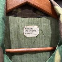 1960’s Deadstock/Mint Brown Dom ERDL Camo Jungle Jacket Medium Long