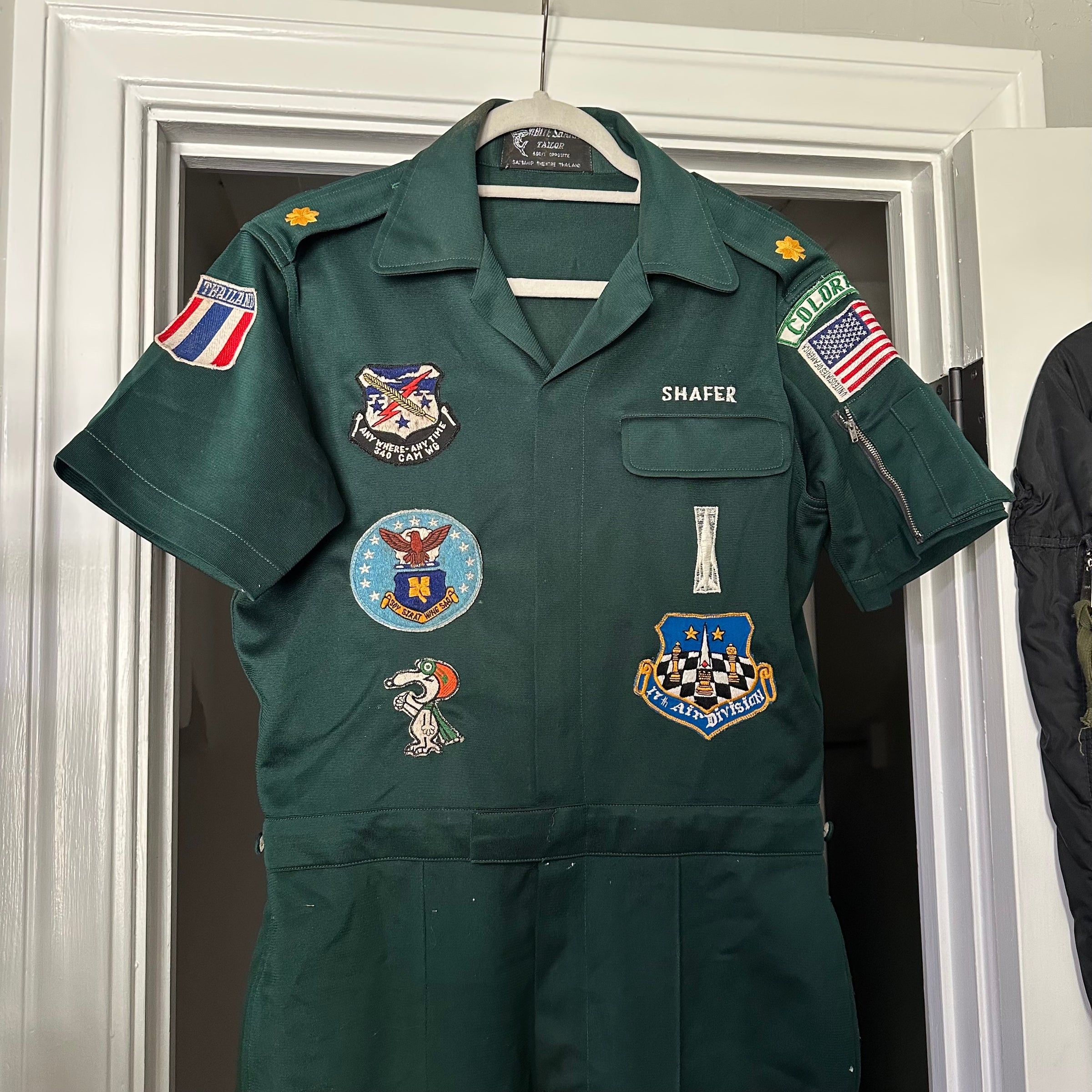1970’s Vietnam War Thai Made USAF 17th Air Squadron Party Suit