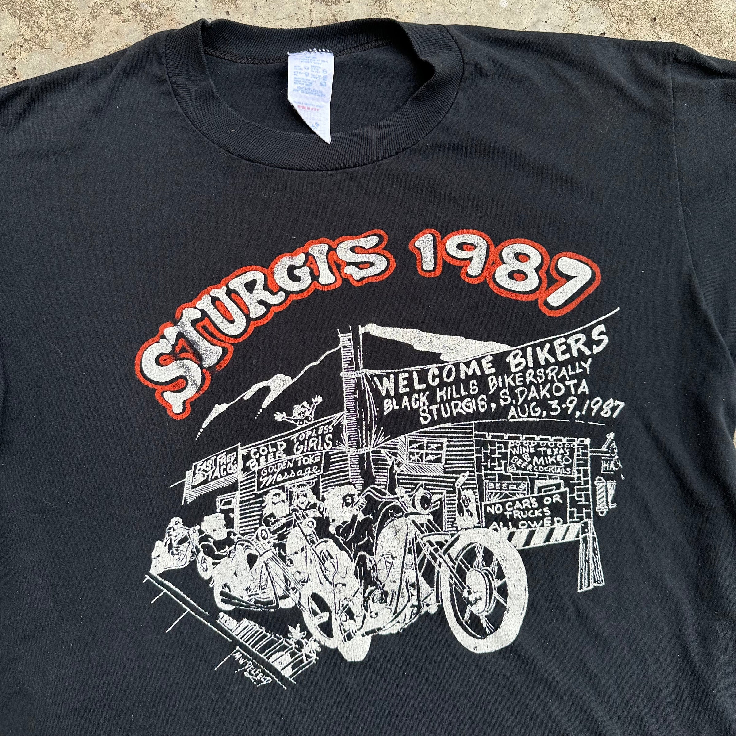 1987 Sturgis Bike Week T-Shirt Large