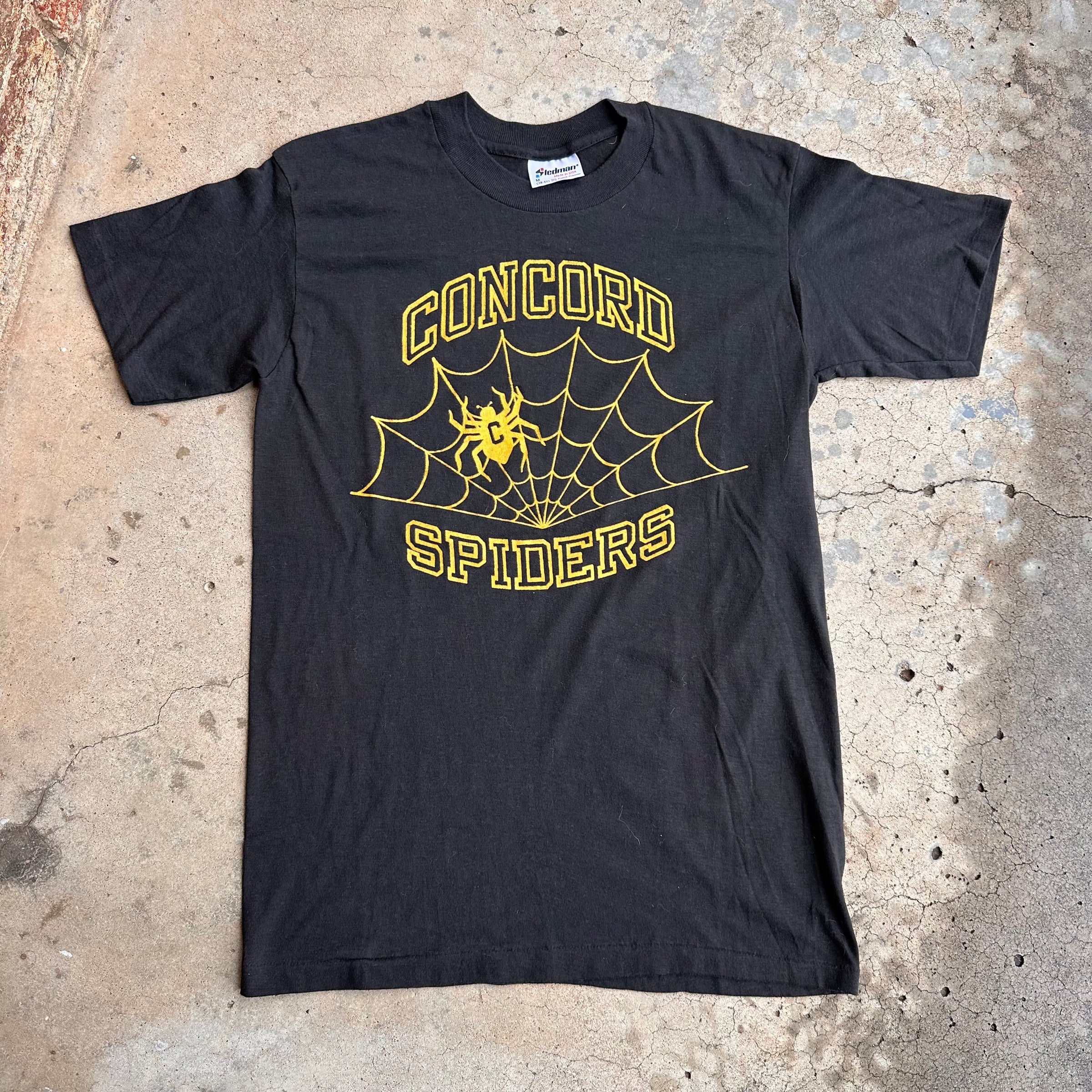 1980’s Concord Spiders Black T-Shirt Small
