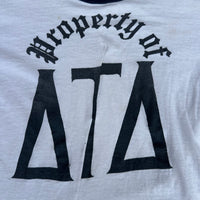 1960’s Delta Tau Delta Fraternity Ringer T-Shirt Small