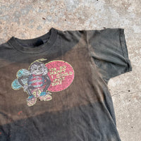 1970’s “I’m So Happy I Could Just Shit!” Faded Black T-Shirt Large