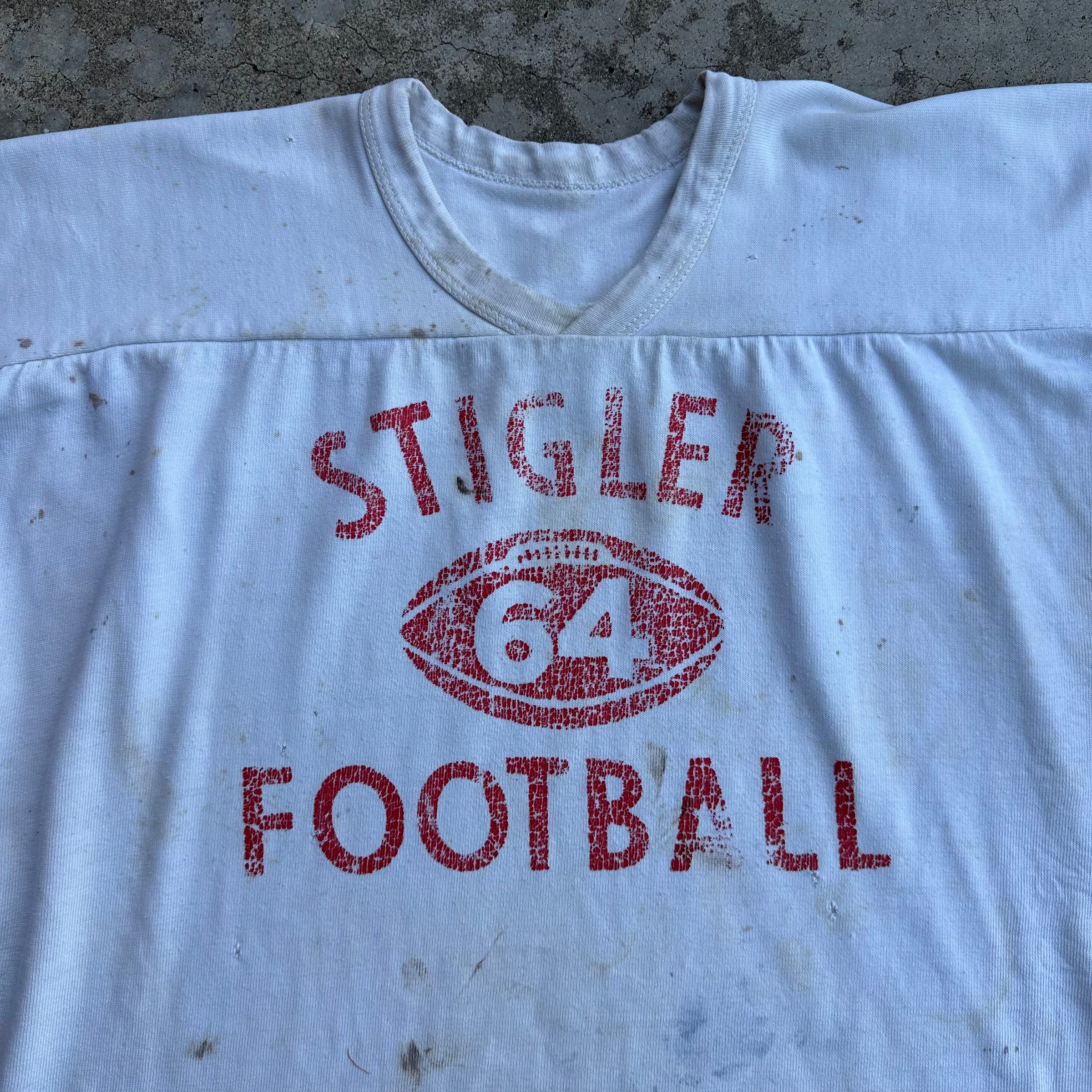1960’s Stigler Cotton Football Jersey XL