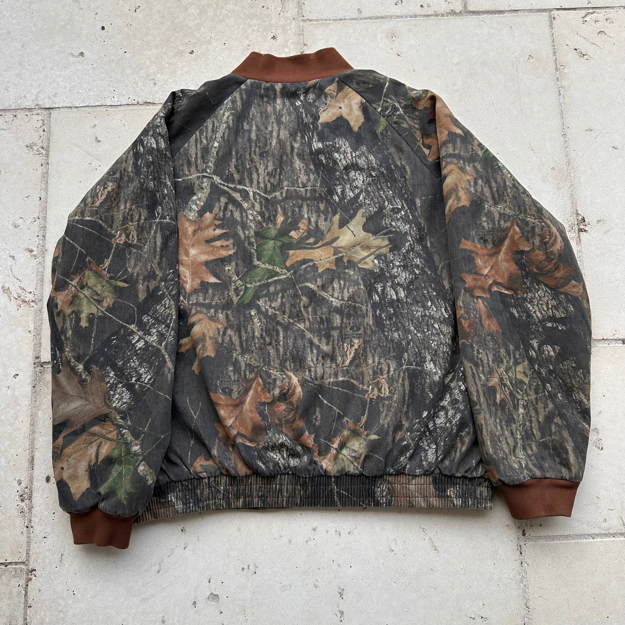 1990’s Field Staff Mossy Oak Camo Bomber Jacket XXL