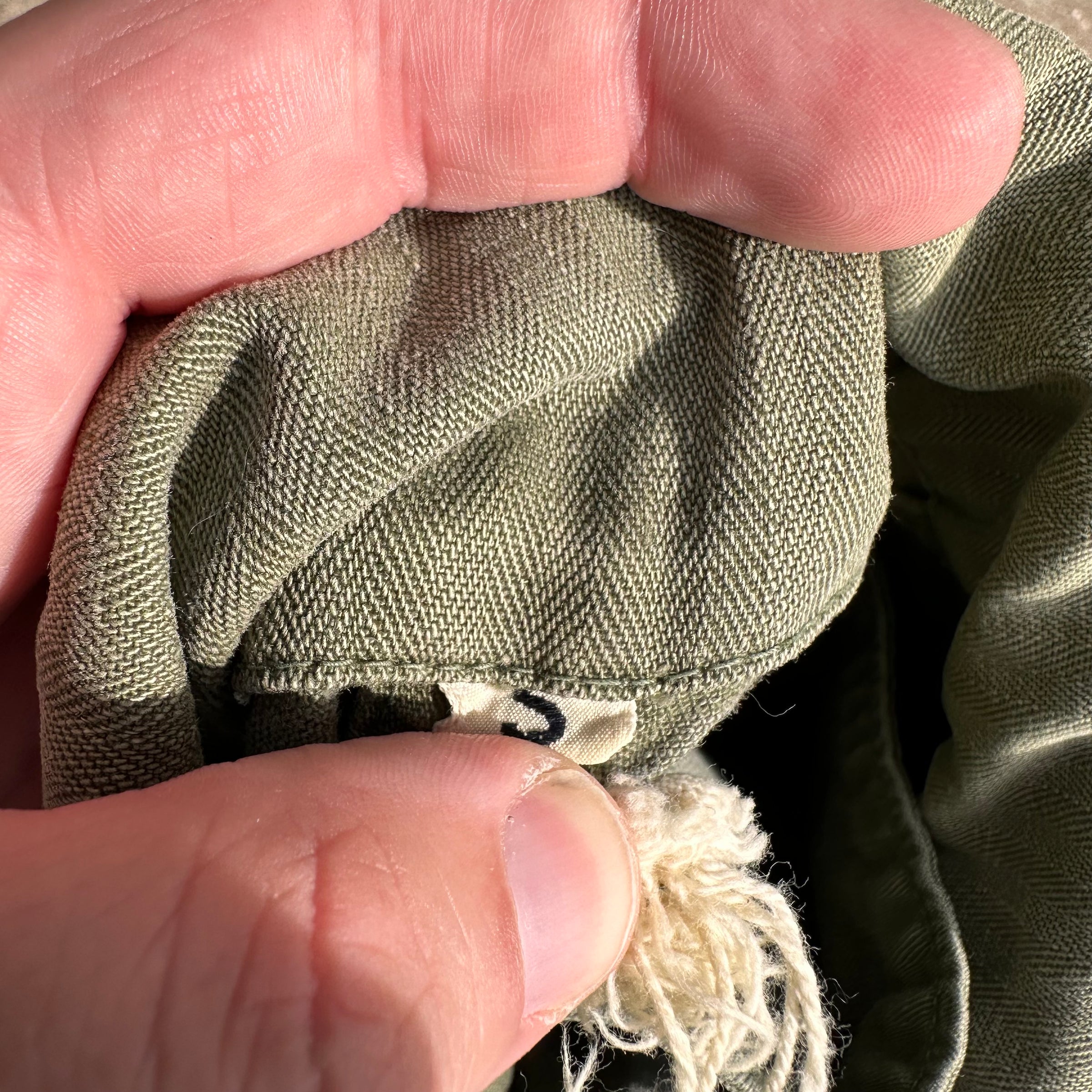 1940’s US Military HBT Coveralls Tagged Small