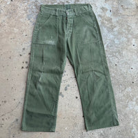 1940’s/50’s HBT Fatigue Pants 29” Waist