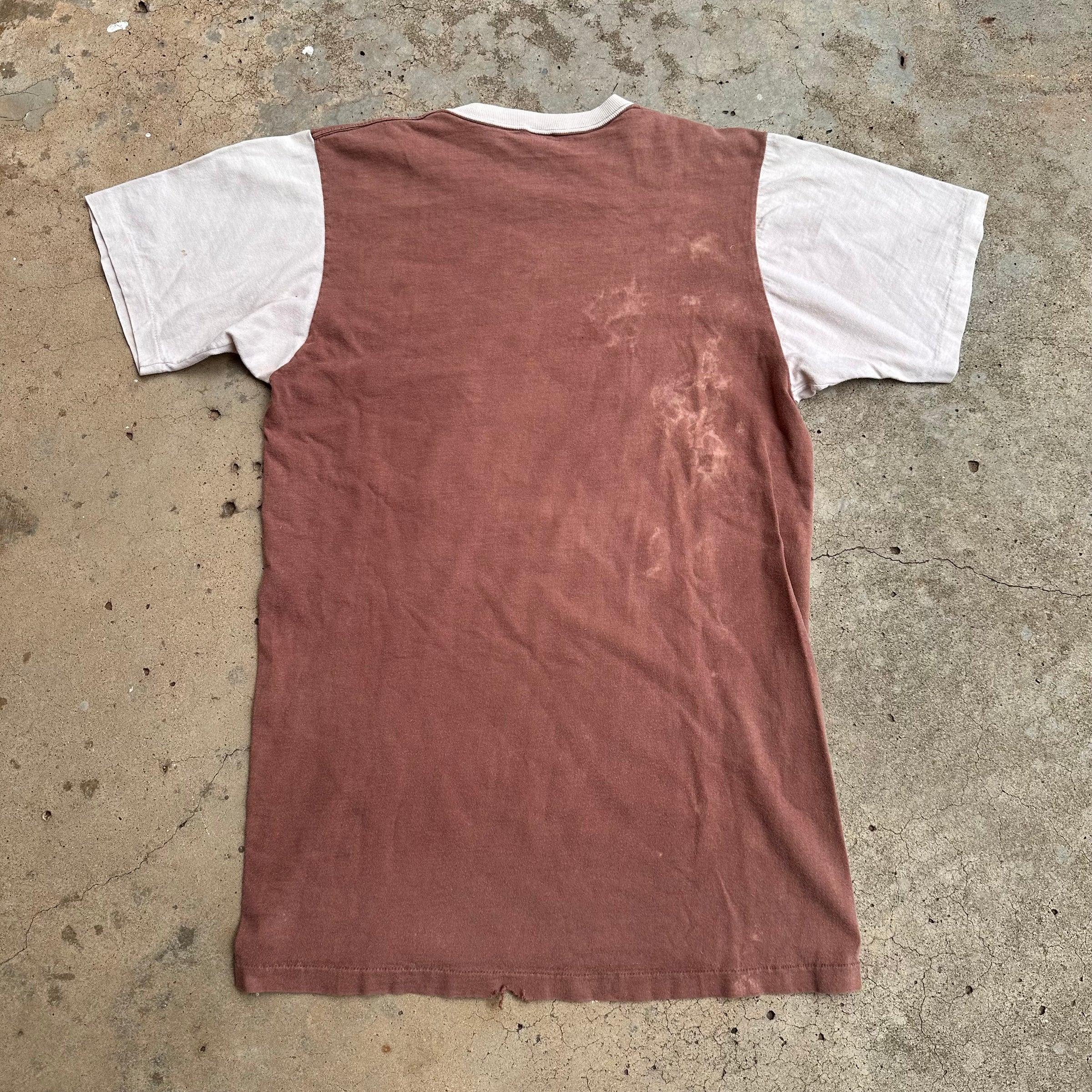 1970’s Sun-Faded Two-Tone Penney’s Pocket T-Shirt Medium