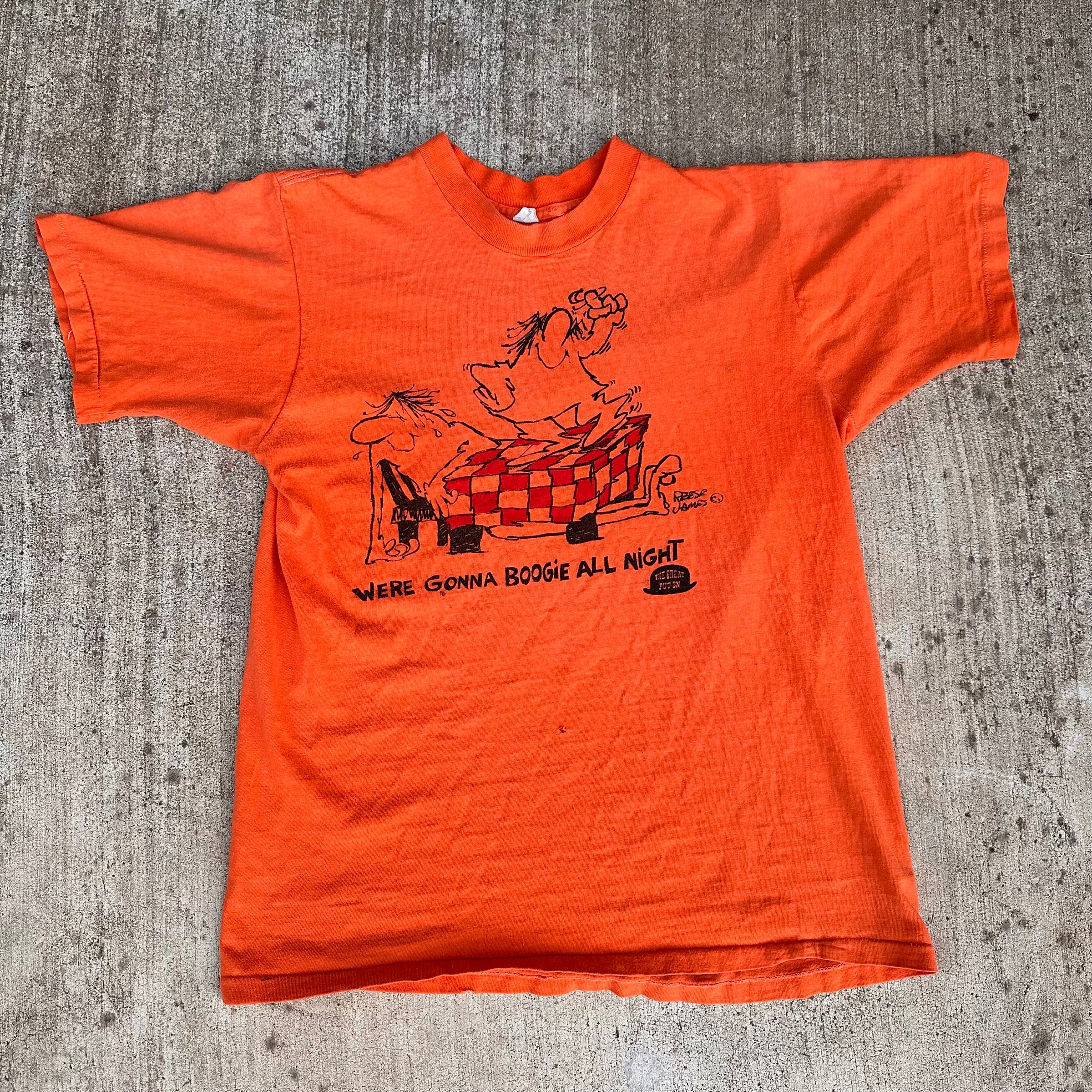 1970’s “We’re Gonna Boogie All Night” T-Shirt Medium