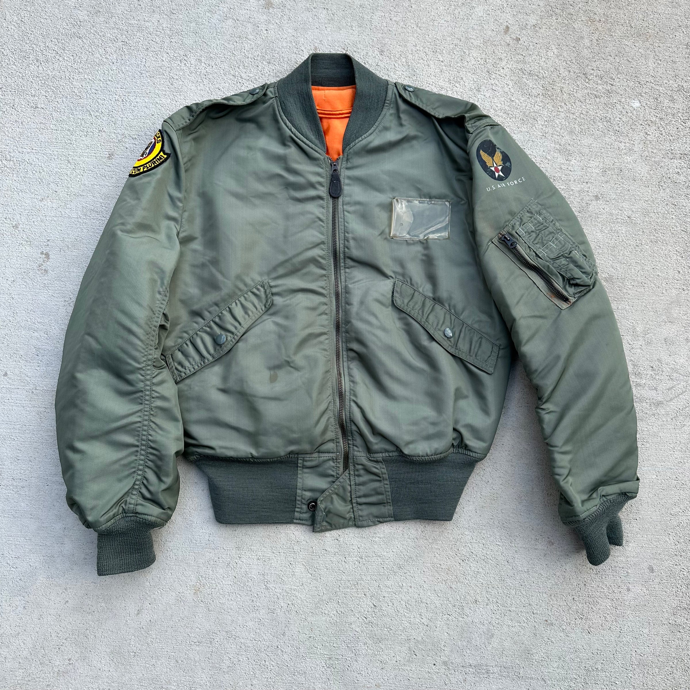 1960’s USAF 53rd Transport Squadron L2-B Flight Jacket 23” Chest