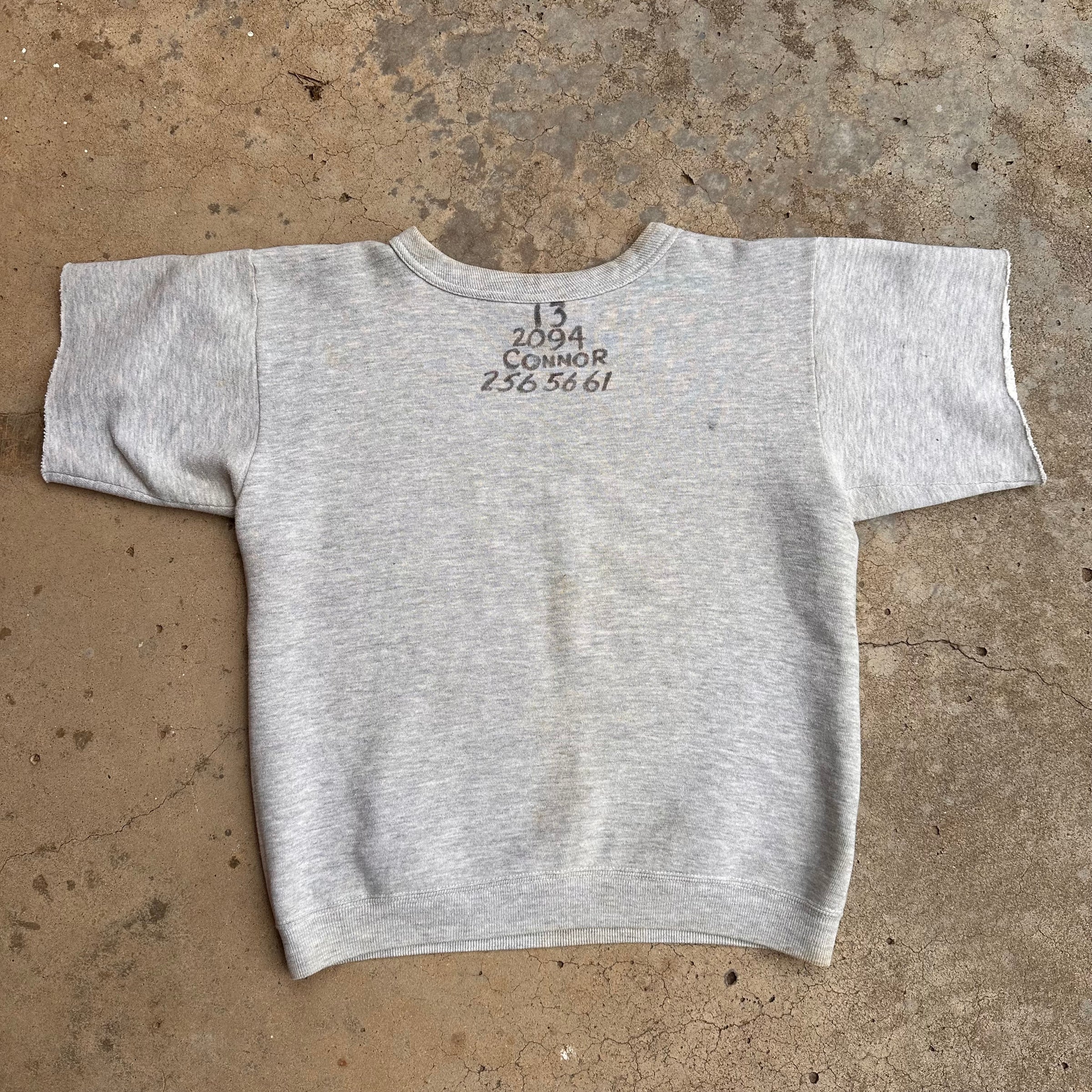 1950’s US Marine Corps Short Sleeve Sweatshirt 21” Chest