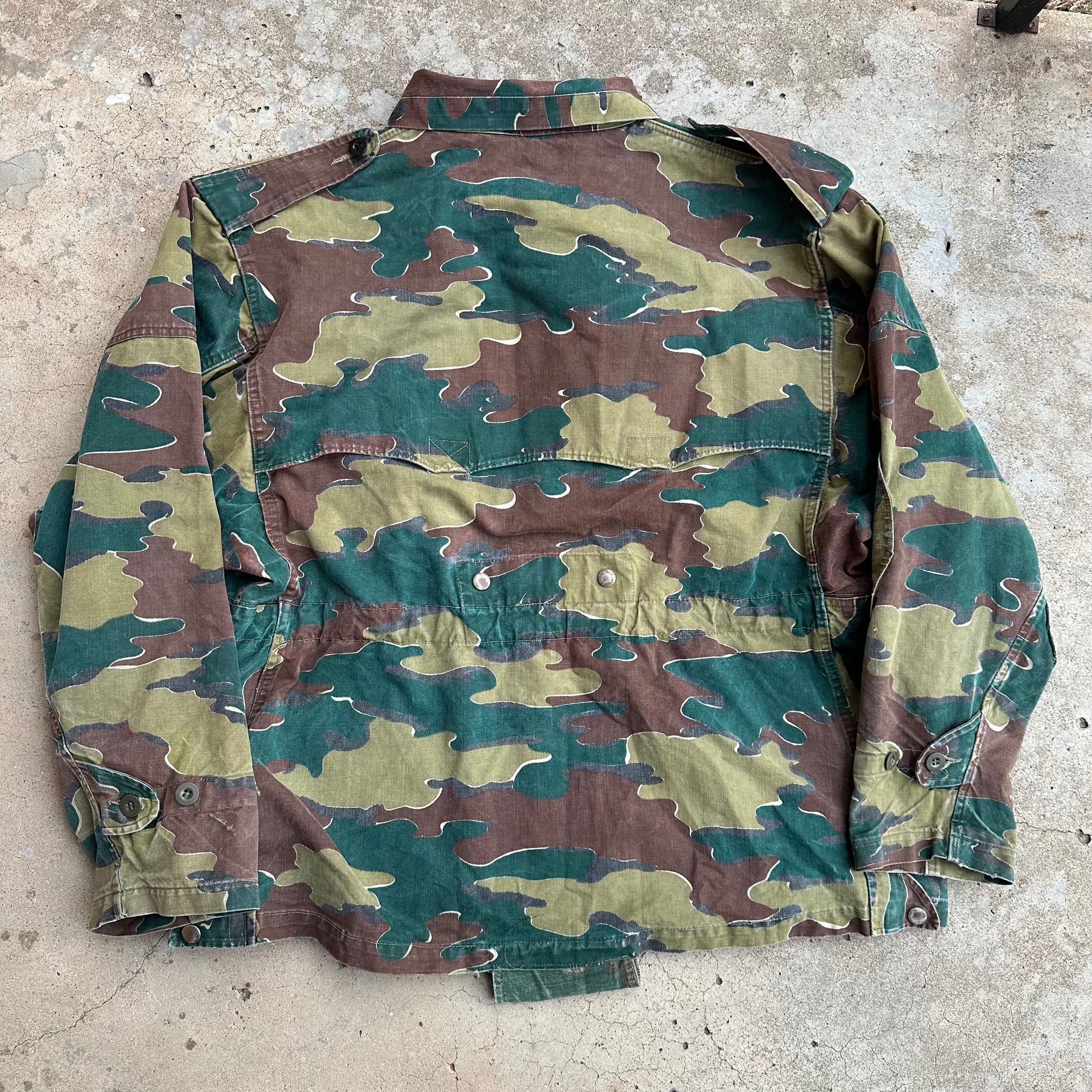 1960’s Belgian Jigsaw Camo Paratrooper Smock Jacket