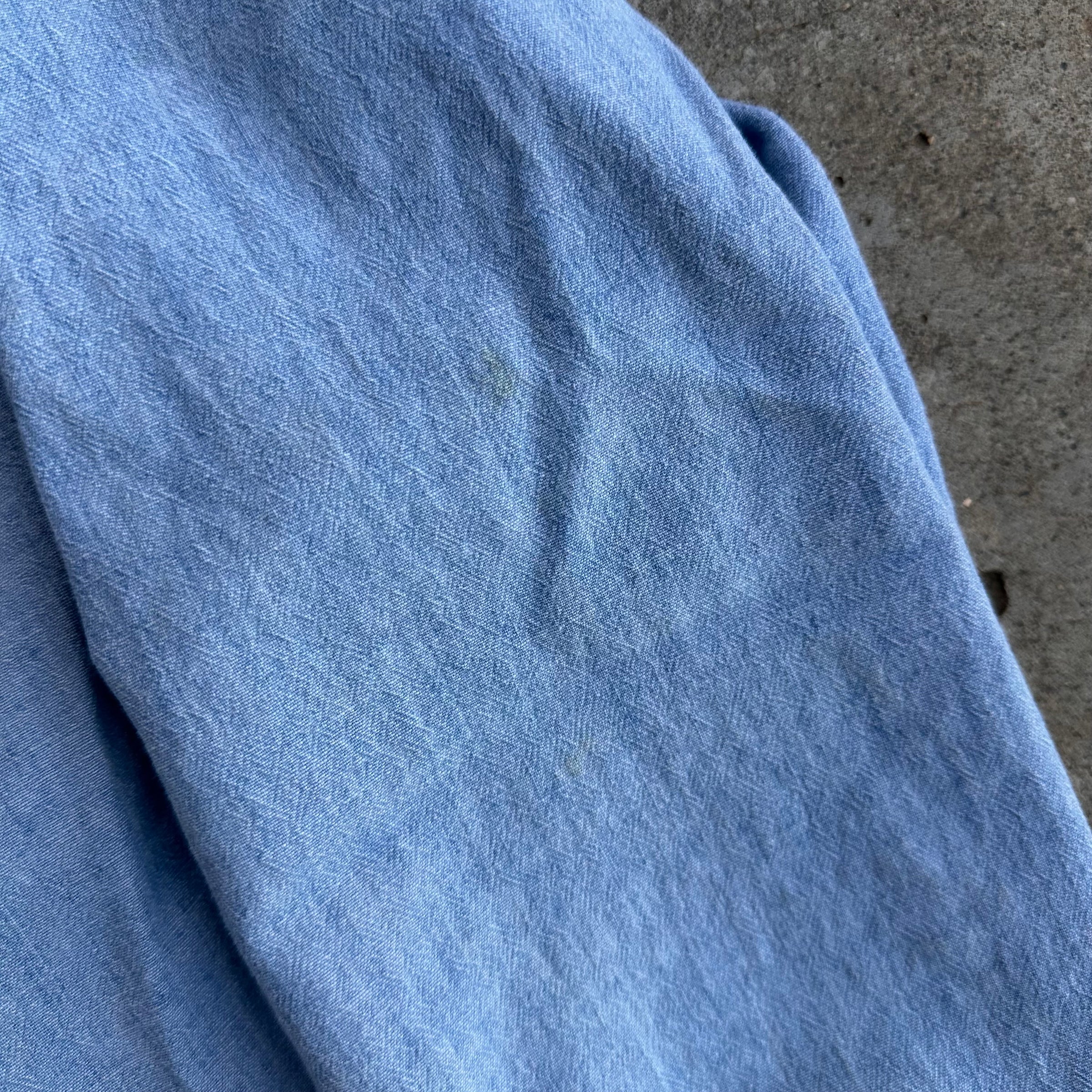 1990’s RRL Chambray Work Shirt Large