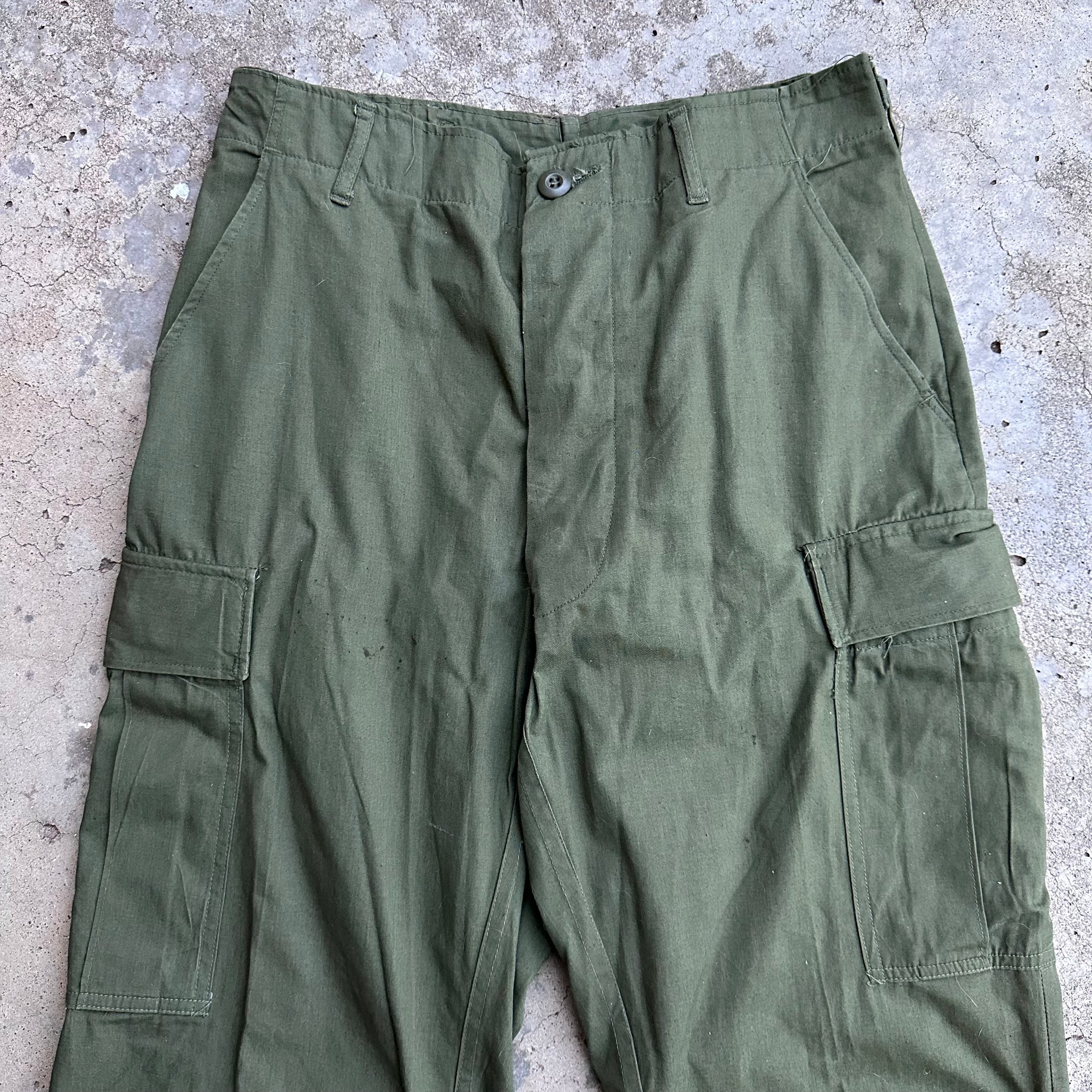 1960’s Near Mint Poplin Jungle Trousers Medium Regular