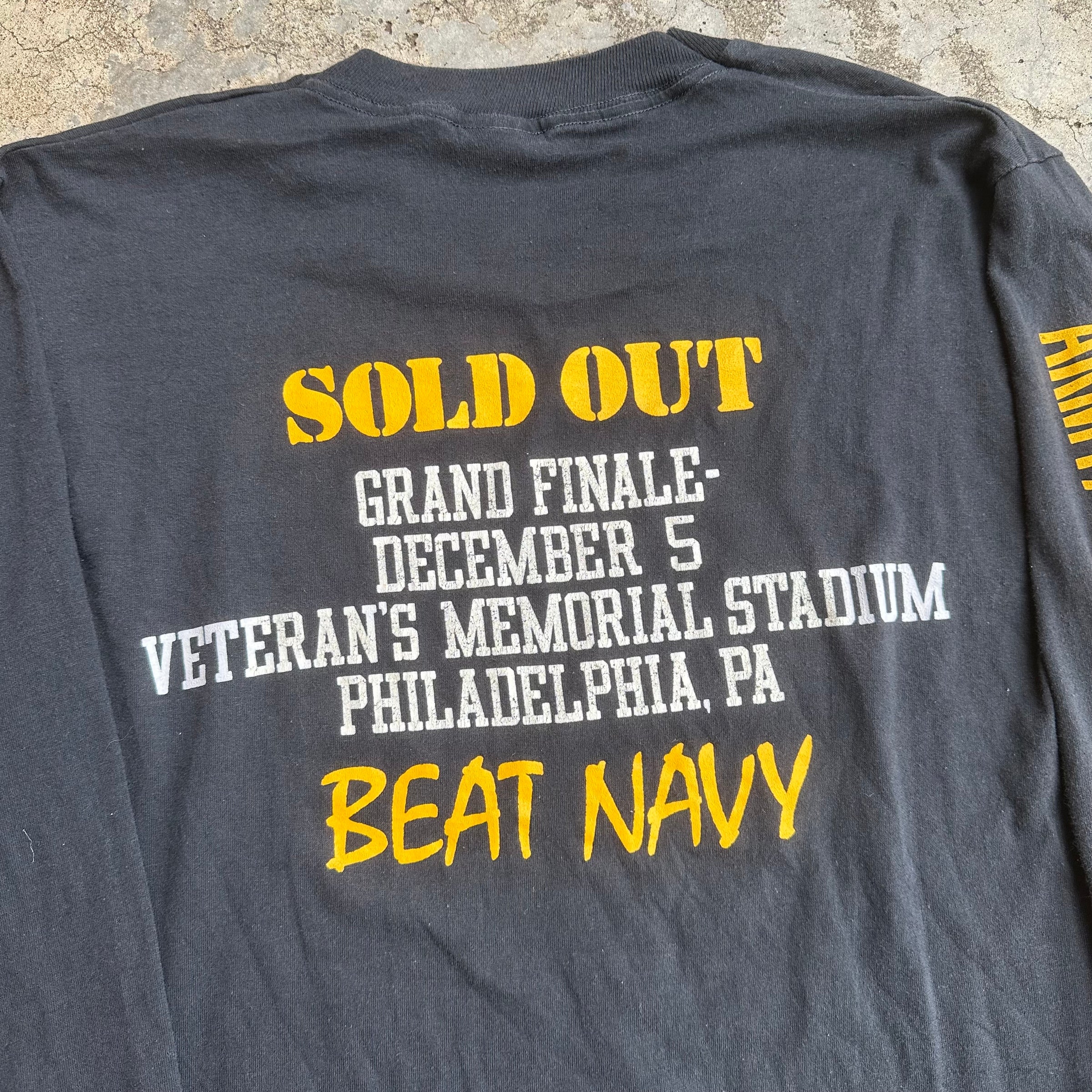 1987 Back in Black Army Navy Game Longsleeve T-Shirt