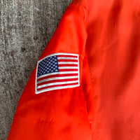 1970’s/80’s Fleece Lined Nylon Racing Jacket Large