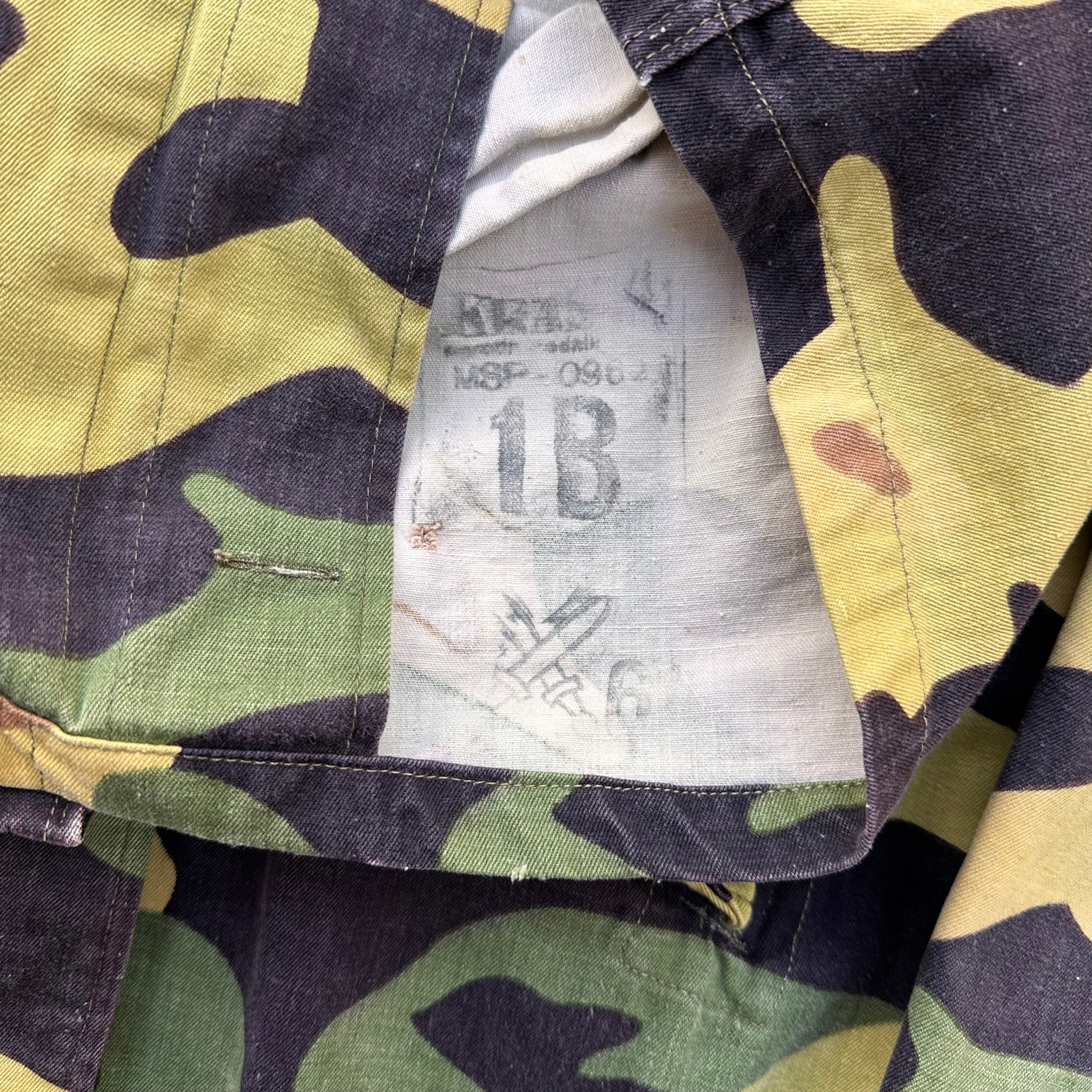 1960’s Czech MLOK Salamander Camo Jacket Large