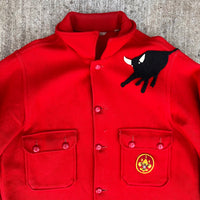 1960’s Boy Scout Patched Wool CPO Shirt Size 42