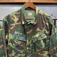1960’s Deadstock/Mint Brown Dom ERDL Camo Jungle Jacket Medium Long