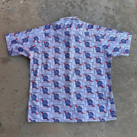 1970’s PBR Beer Print Short Sleeve Shirt XL