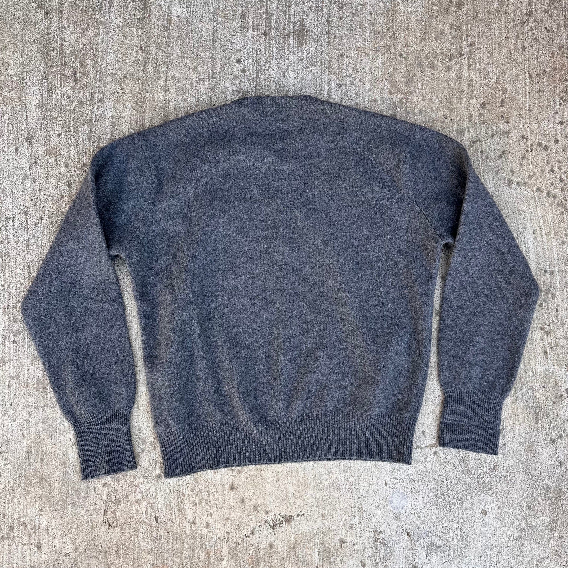 1990’s RRL Grey Lambswool Sweater Large