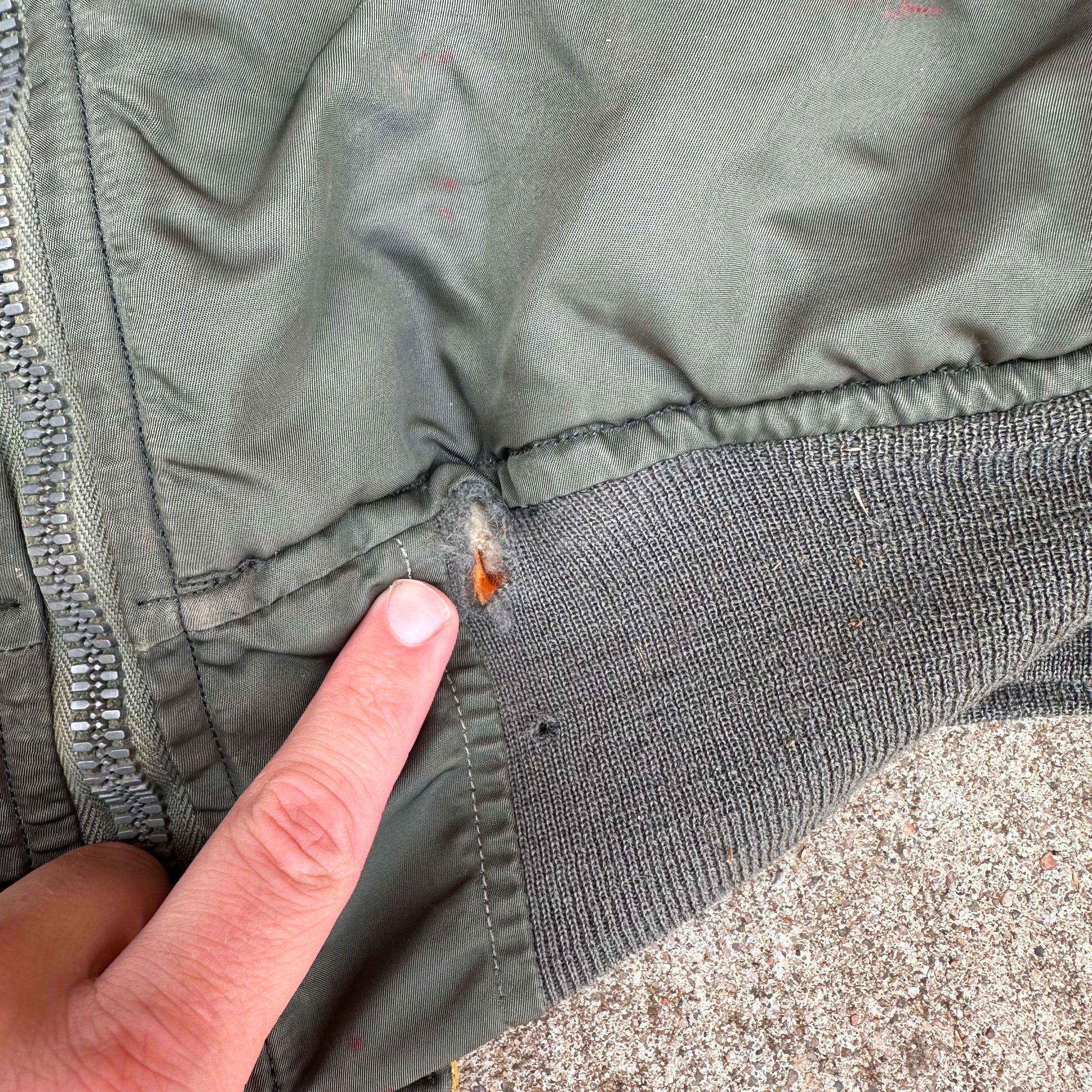 1960’s MA-1 Flight Jacket XL 28” Chest