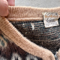 1960’s Campus Full Zip Mohair Cardigan Medium