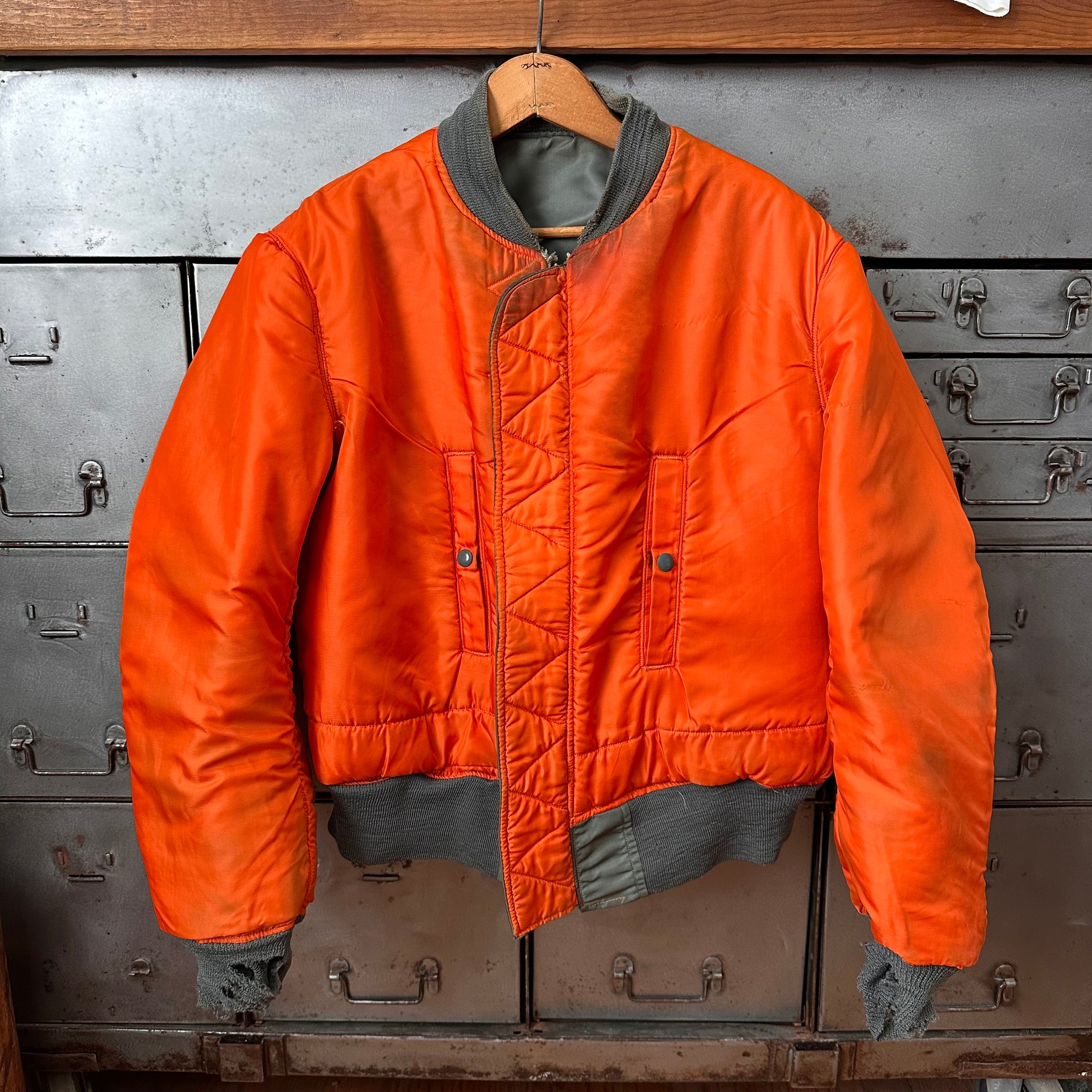 Early 1960’s Reversible MA-1 Flight Jacket 25” Chest