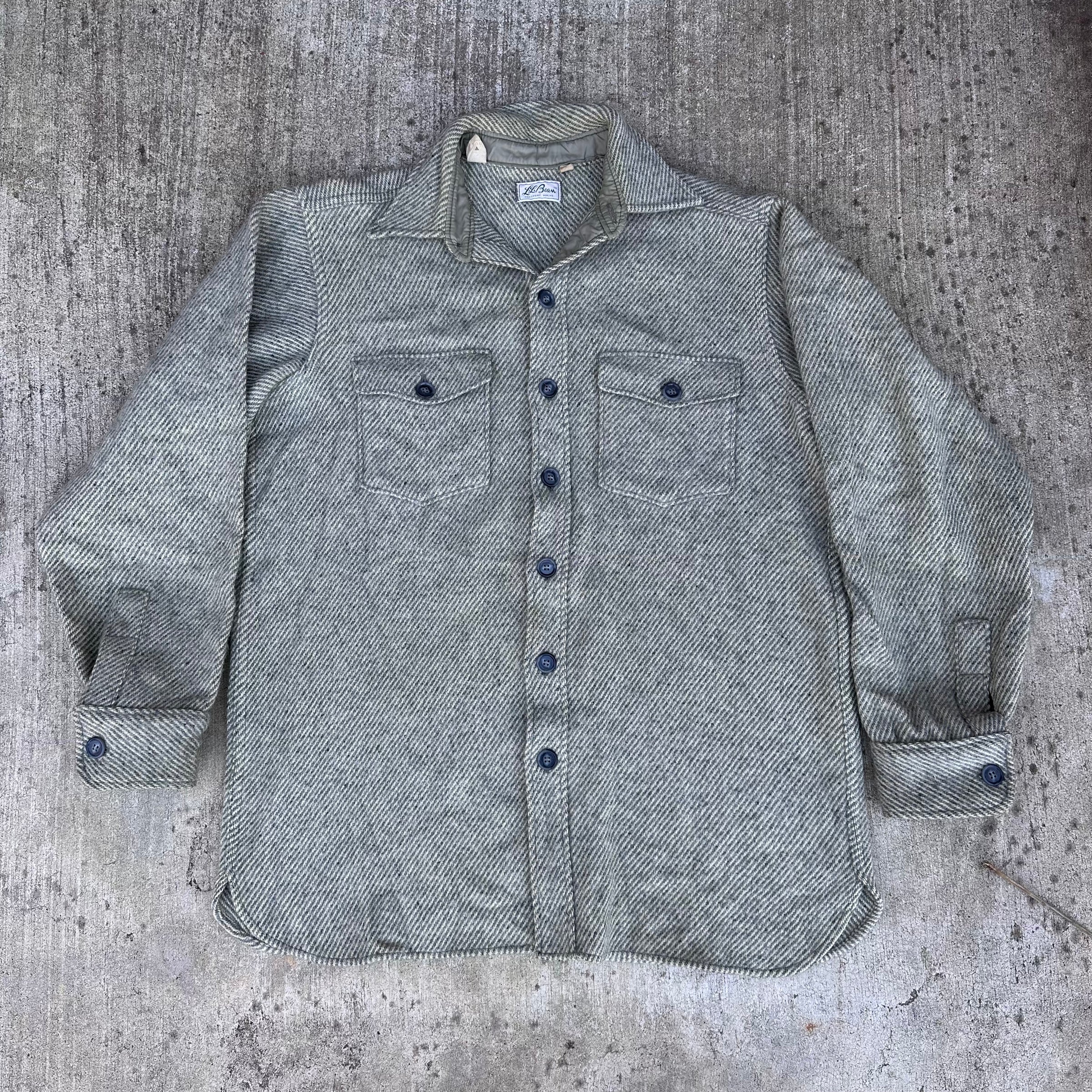 1960’s LL Bean Wool Flannel Shirt Large