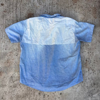 1950’s Powr House Repaired Chambray Work Shirt 26” Chest