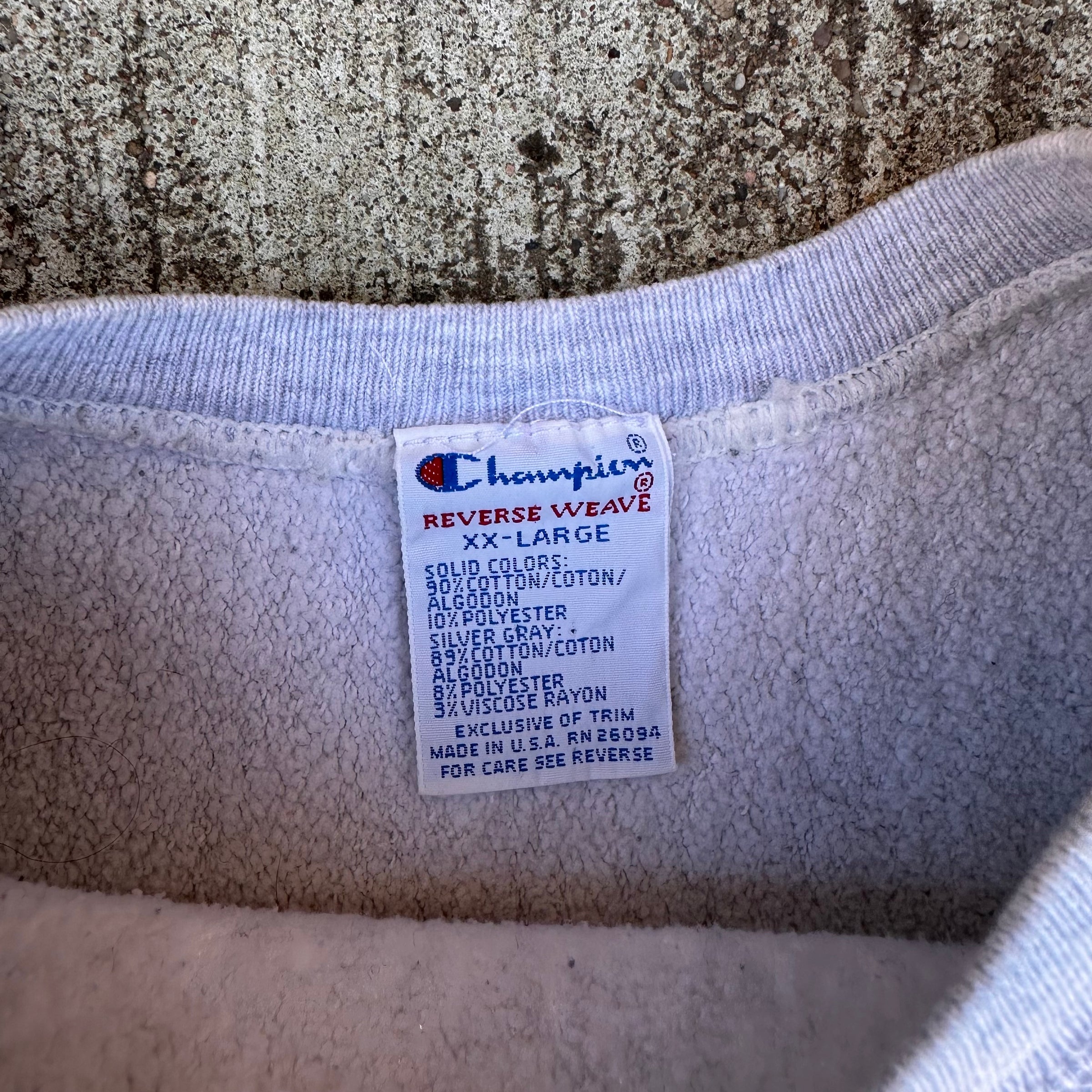 1990’s Michigan State Color Block Champion Reverse Weave Sweatshirt XXL