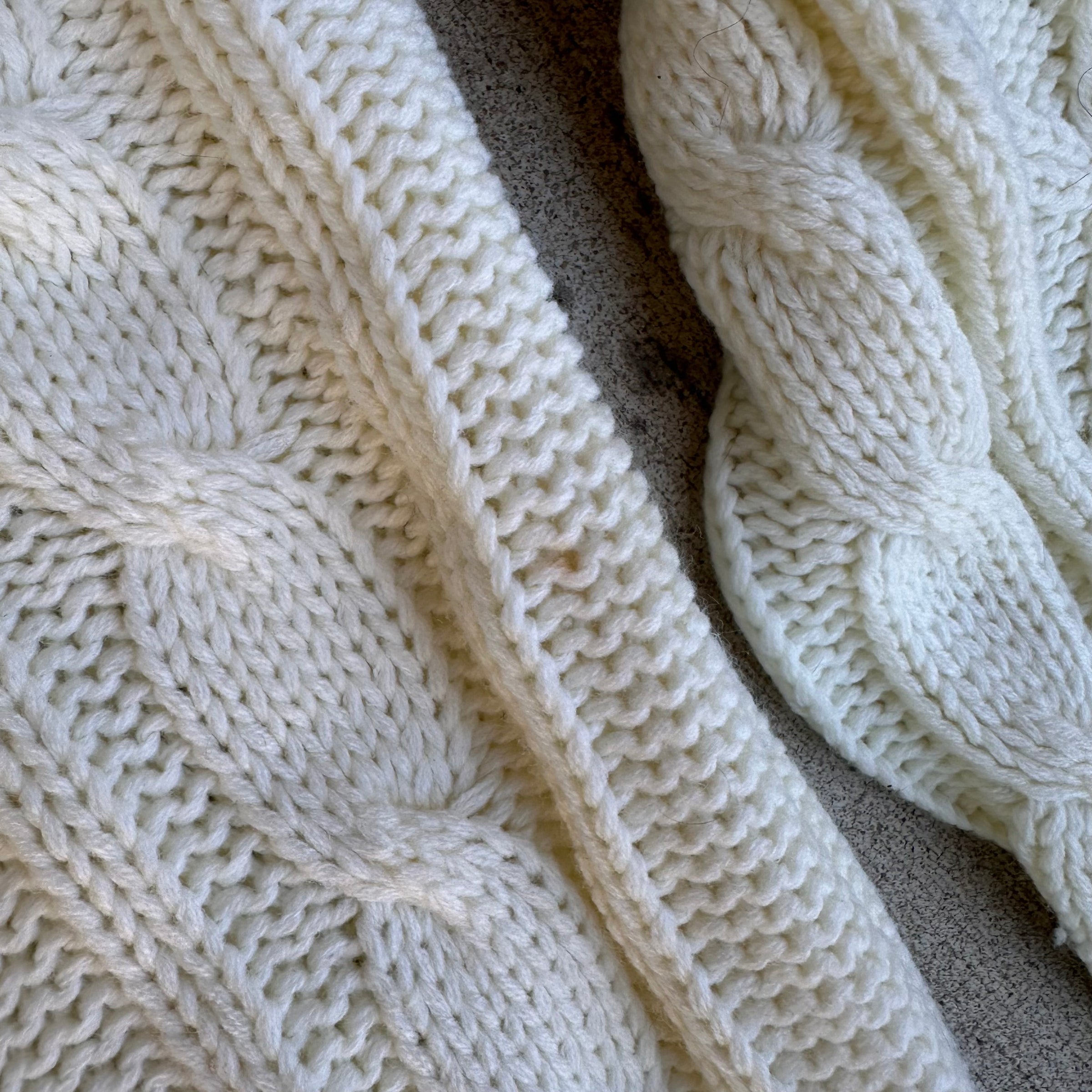 1970’s Sears Kings Road Acrylic Fisherman Sweater Medium