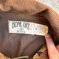 1970’s RedHead Bone Dry Duck Hunter Camo Hunting Jacket Size 42