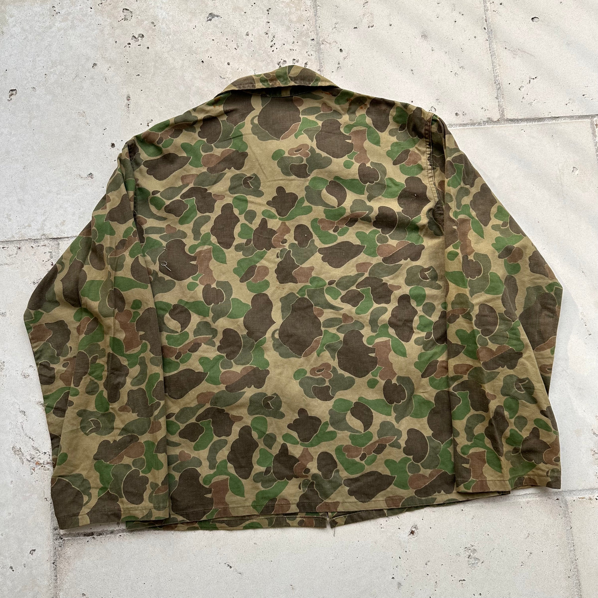 1950’s/60’s 13 Star Button Hunting Camo Jacket 24” Chest