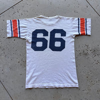 1950’s Champion Running Man Water Print Collegiate T-Shirt Tagged Large