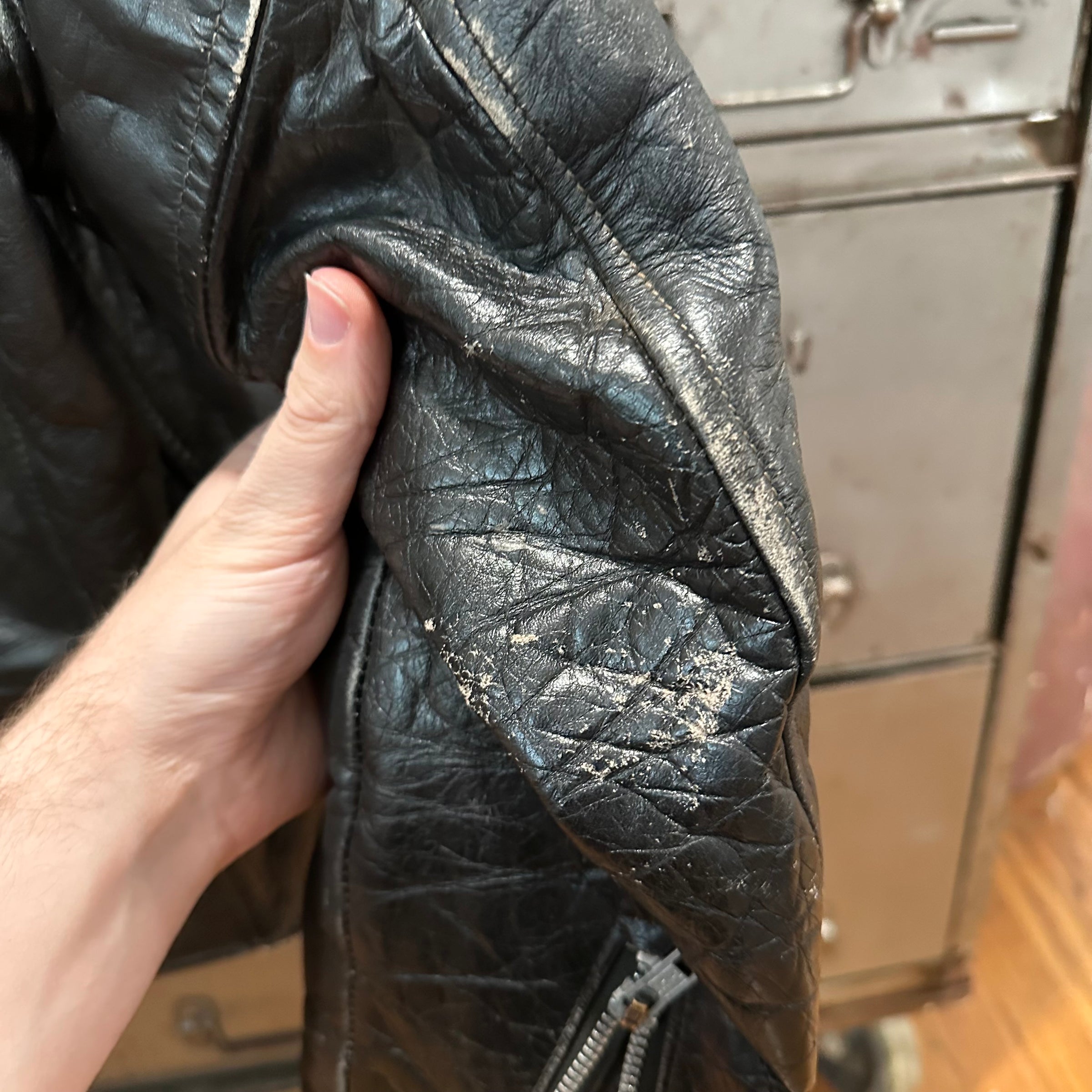 1960’s Harley Davidson Cycle Champ Leather Jacket Size 40