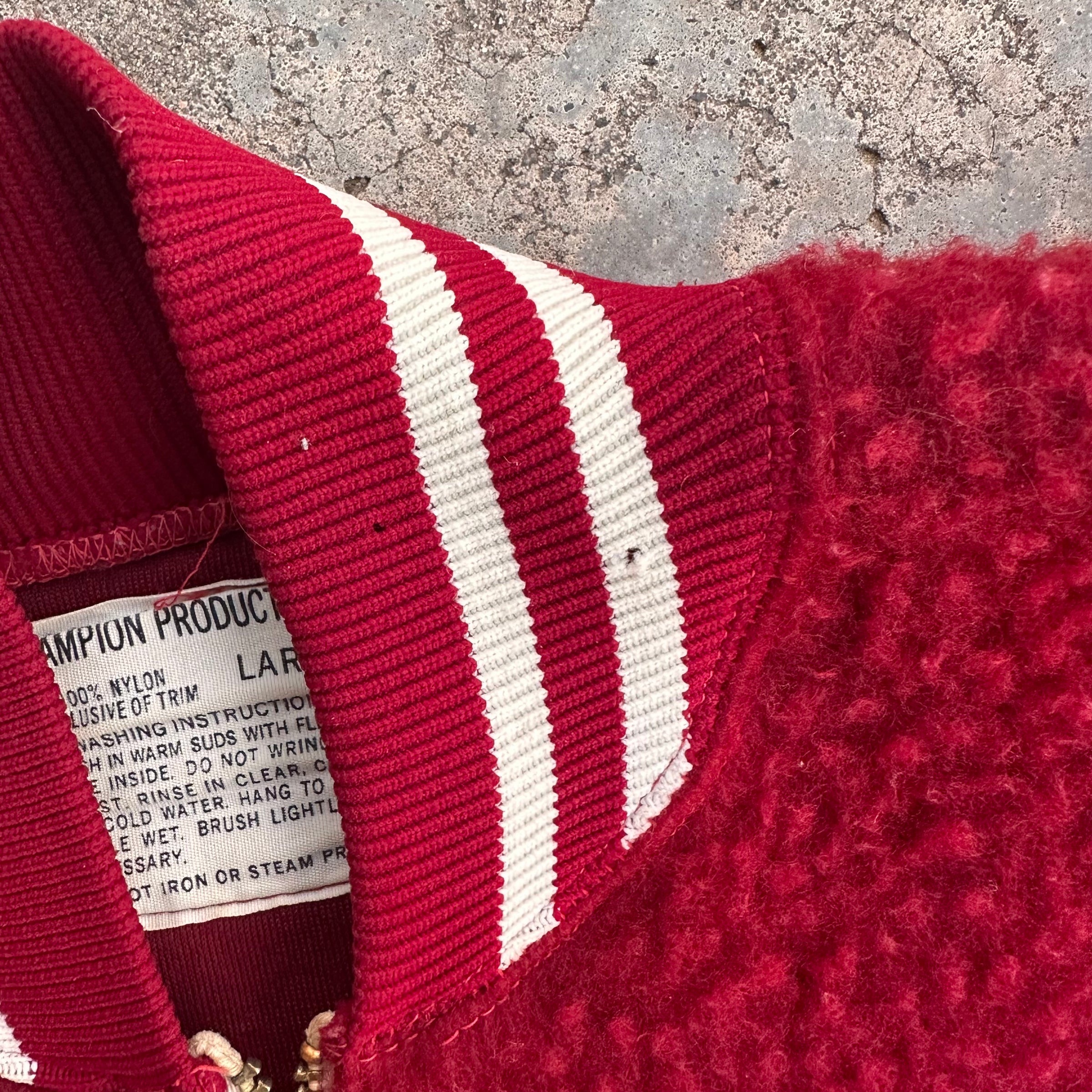 1960’s Burroughs Champion Nylon Fleece Sweatshirt Large