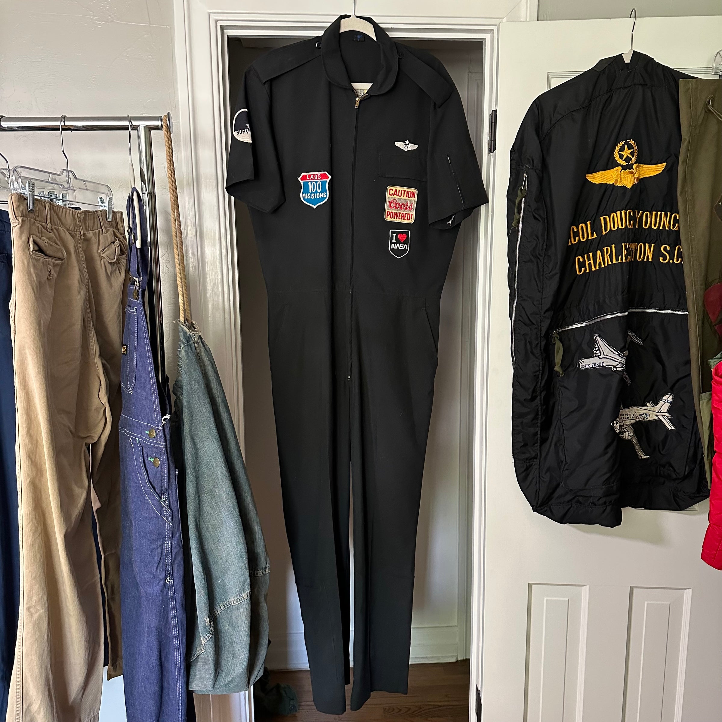 1960’s Vietnam War 361st Tactical Electronic Warfare Squadron Electric Goons Party Suit