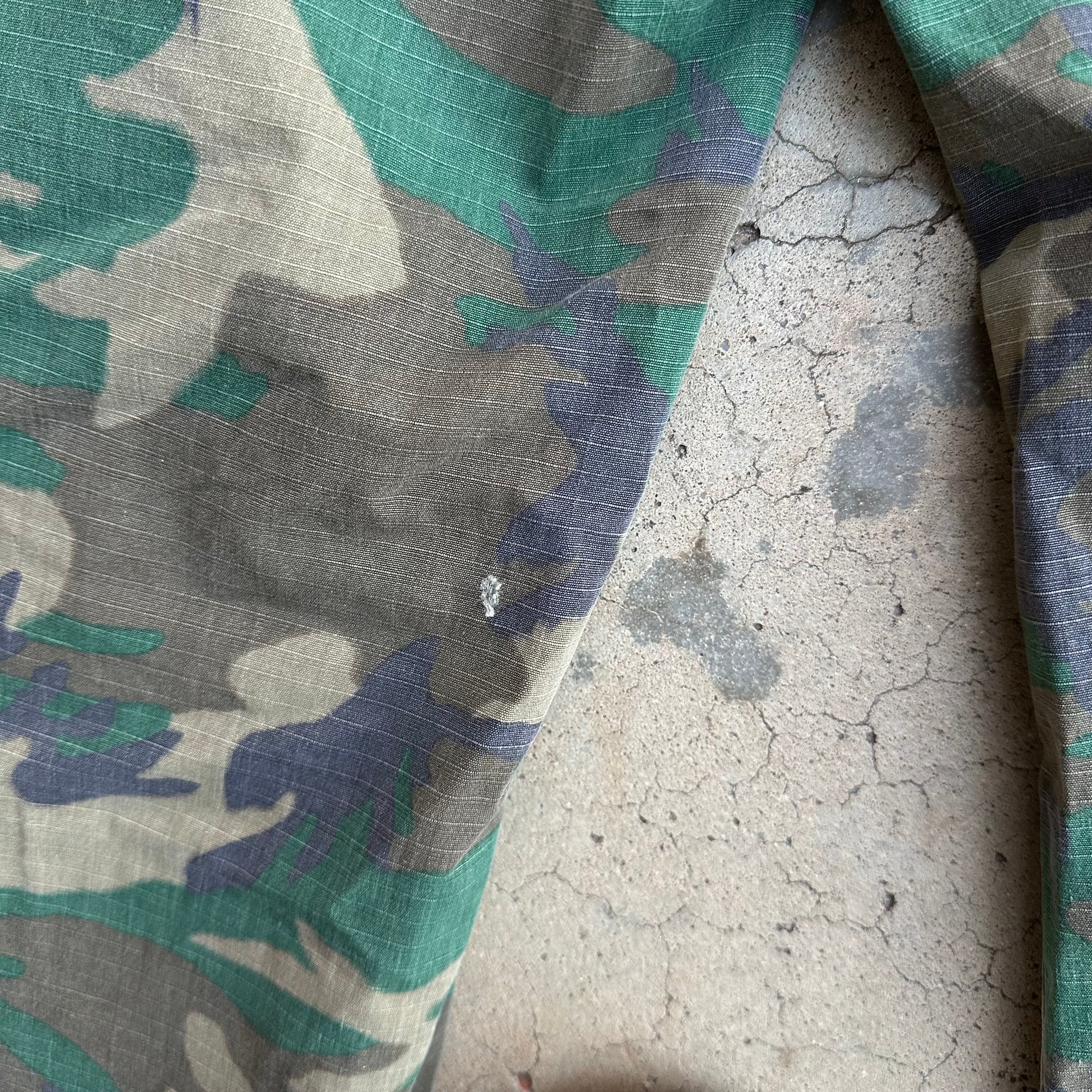 1970’s Vietnam War Brown Dominant ERDL Camo Jungle Pants Medium Regular