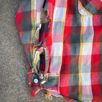 1950’s Big Mac Penney’s Plaid Cotton Flannel Shirt XL