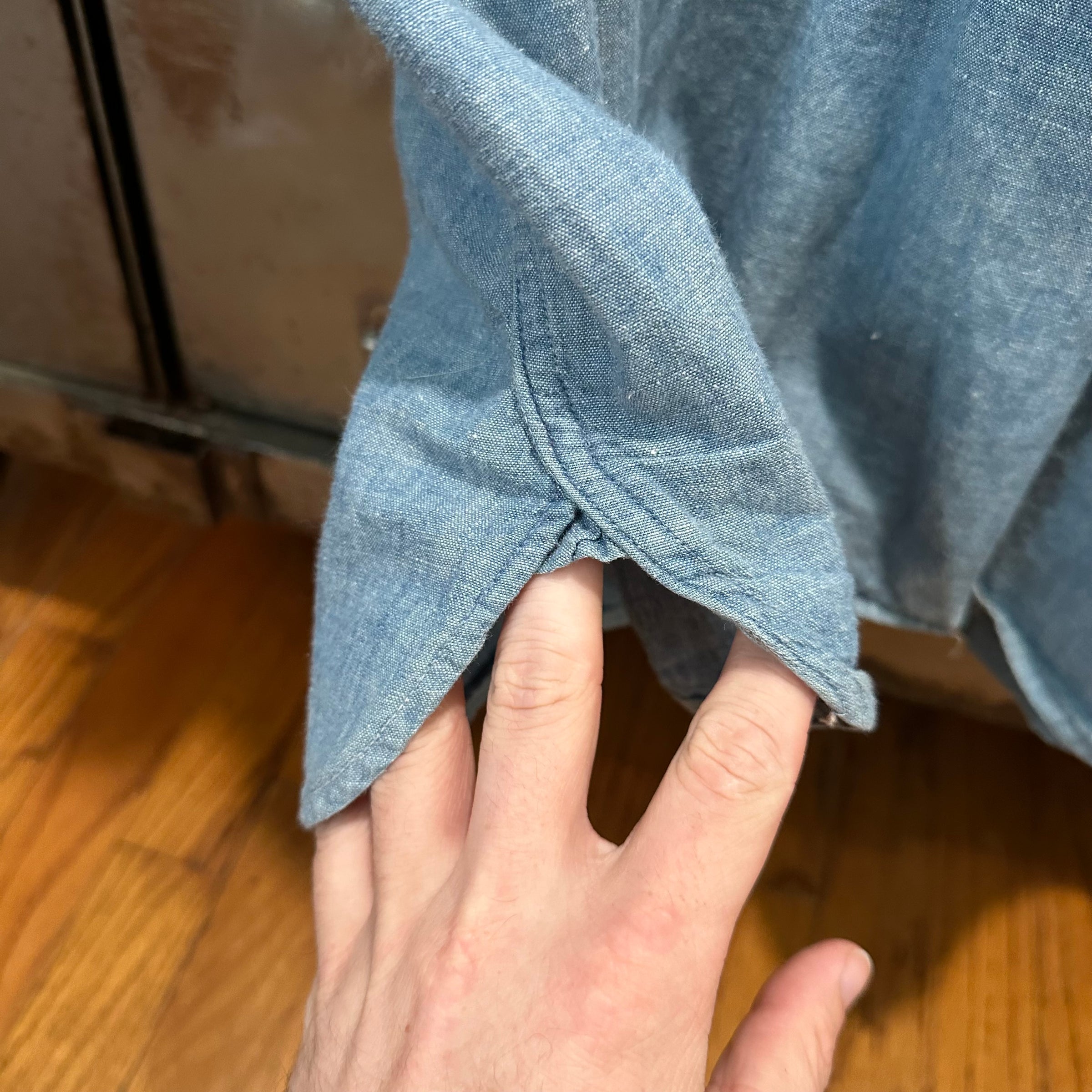 1950’s King Kole Chambray Work Shirt XL