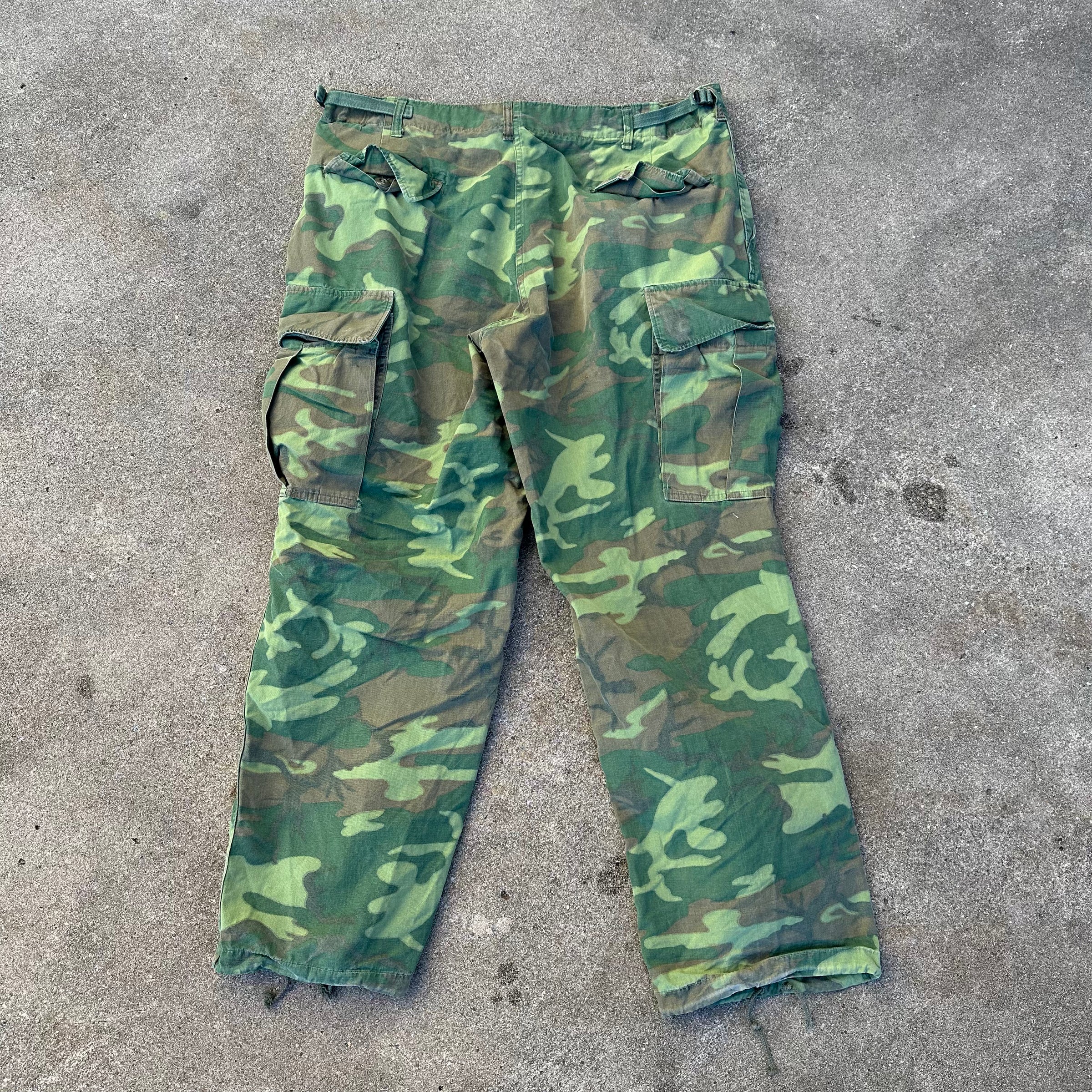 1960’s Vietnam War Poplin ERDL Jungle Pants 30” - 38” x 28”