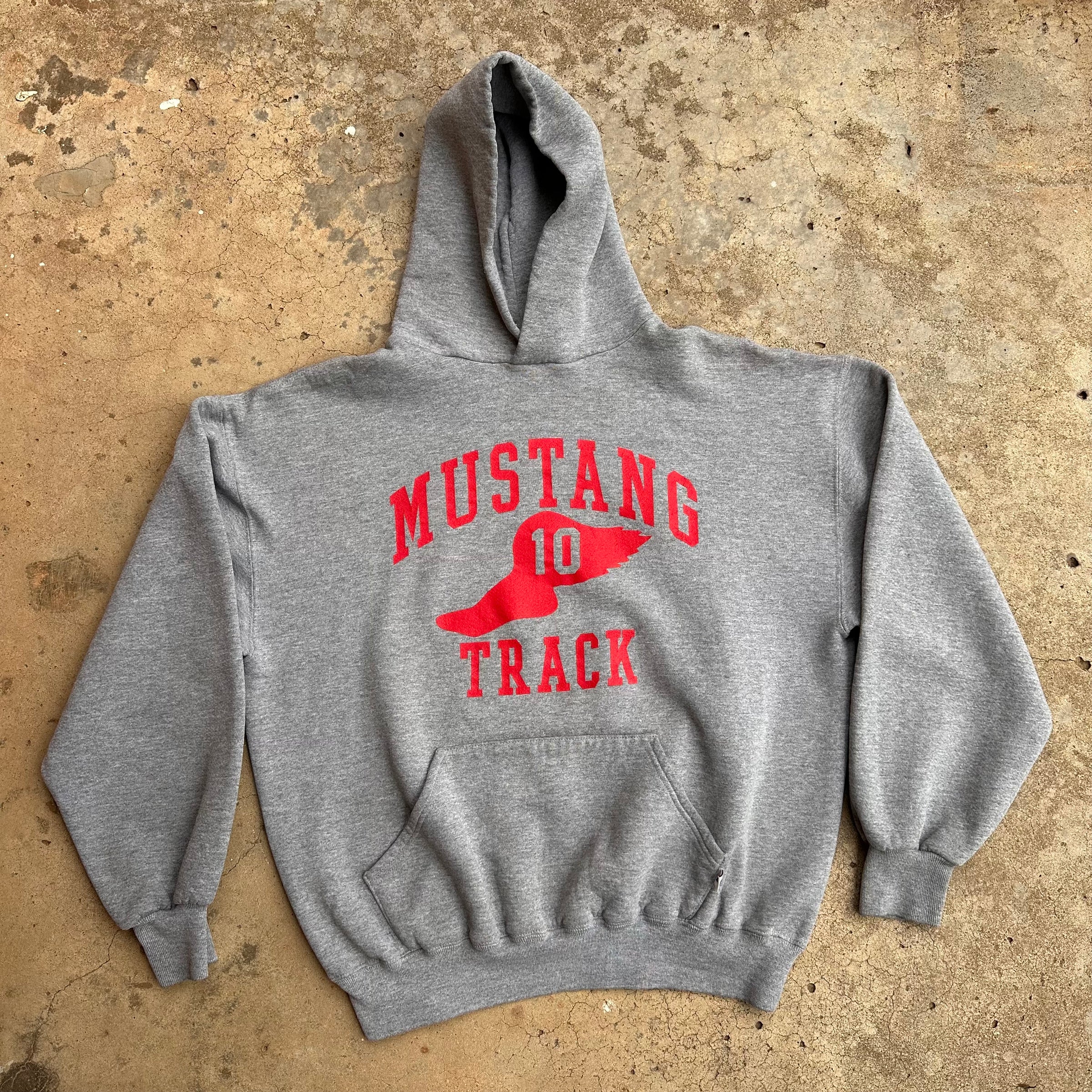 1990’s Russell Athletic Winged Foot Track Hooded Sweatshirt XL