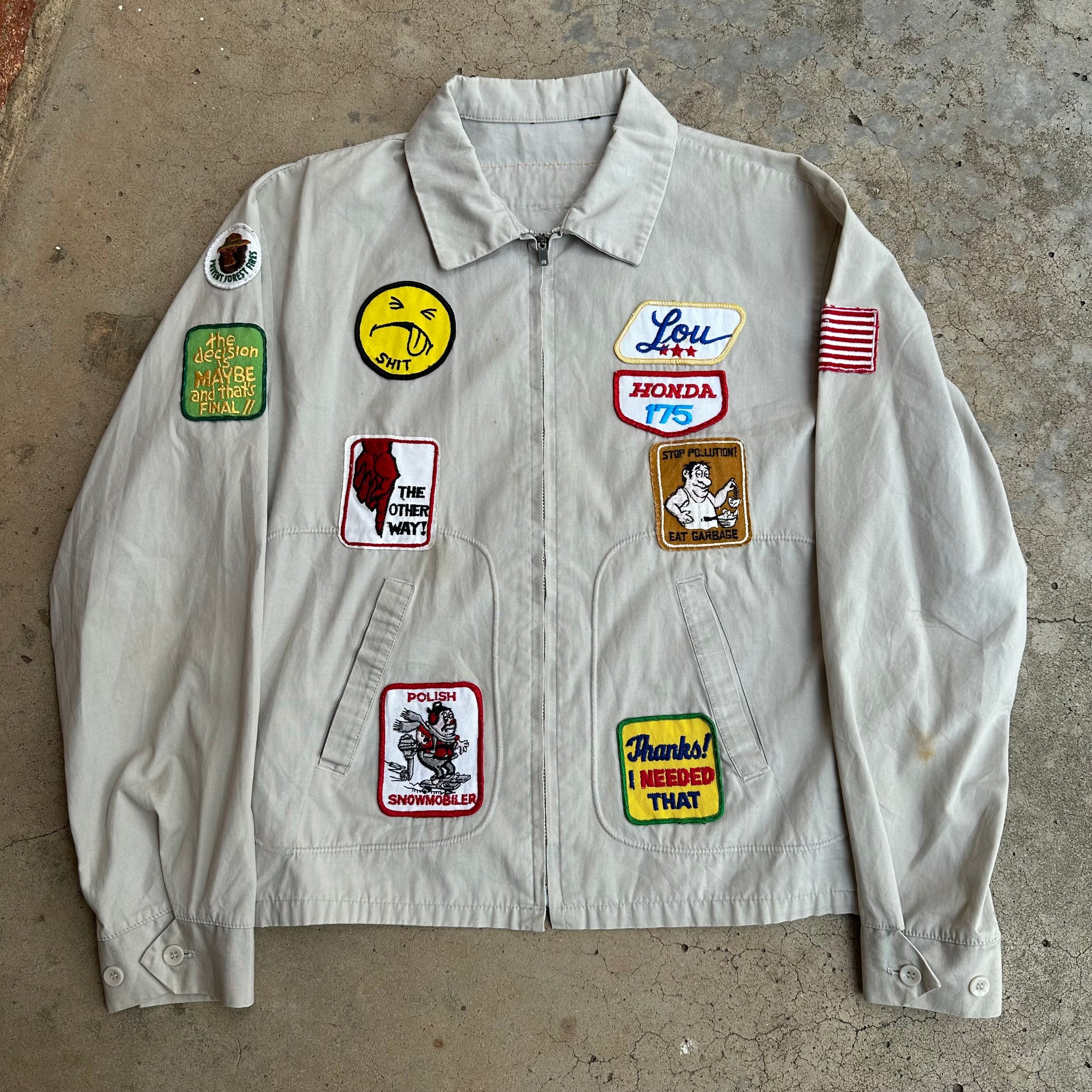 1970’s Novelty Patch Jacket Medium
