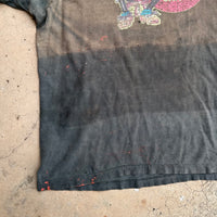 1970’s “I’m So Happy I Could Just Shit!” Faded Black T-Shirt Large